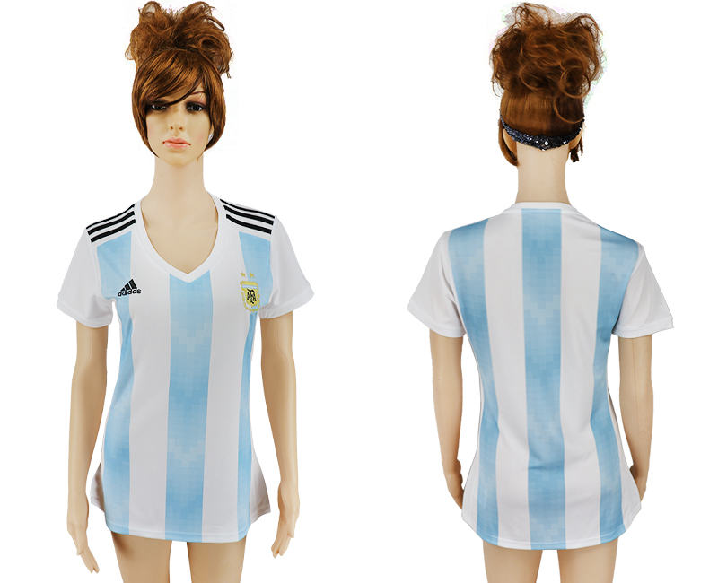 Maillot de femmes par cher Argentina PLAIN 2018 FIFA World Cup